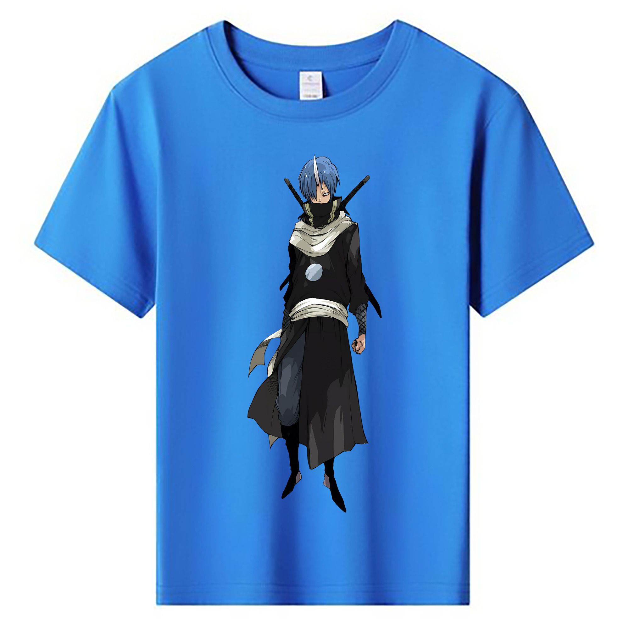 （画像用） 転スラ Regarding Reincarnated to Slime 綿100％キッズTシャツ（フロントプリント）